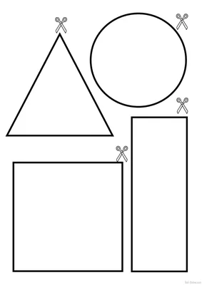 Распечатать бесплатно шаблоны для вырезания ножницами для детей