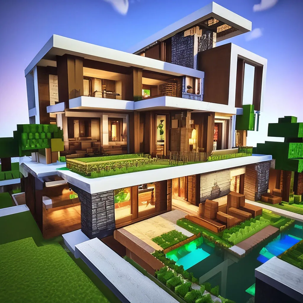крутая Идея дома Minecraft | КрафтПак | Дзен крутая Идея дома Minecraft | КрафтПак | Дзен