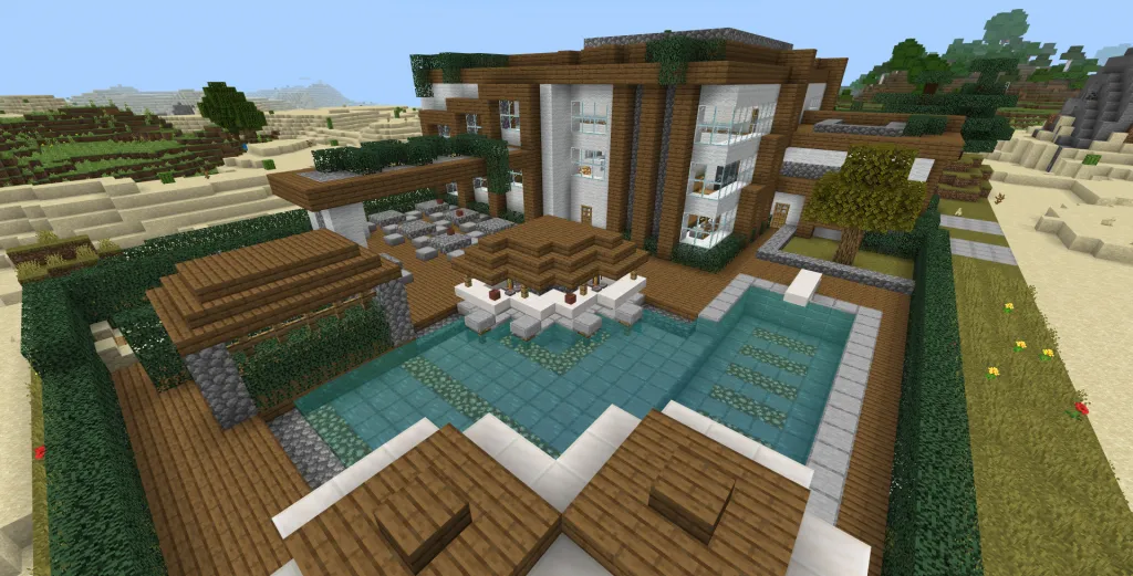 Красивый дом за 3 минуты в Minecraft | BenGreyn | Дзен Красивый дом за 3 минуты в Minecraft | BenGreyn | Дзен