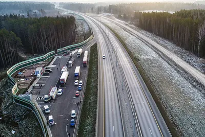 Дорога жизни через Ладожское озеро