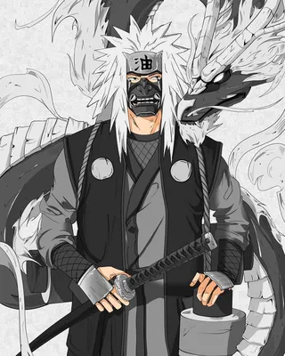 Купить постер (плакат) Naruto - Джирайя на стену для интерьера