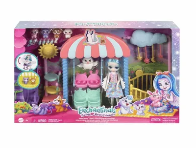 Enchantimals City Tails Poodle Do Beauty Salon Play Set HHC20 Original Toy  For Children - AliExpress