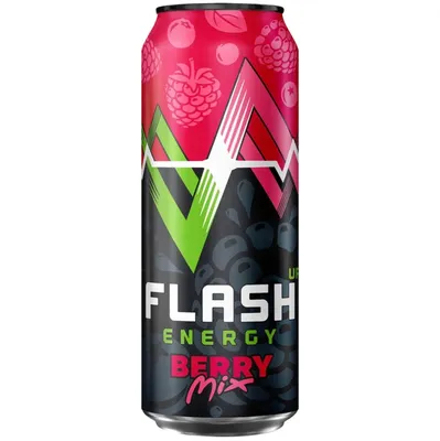 Энергетик Flash Up Energy ягодный микс безалкогольный газированный, 450мл -  купить с доставкой в Самаре в Перекрёстке