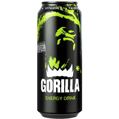Энергетик Gorilla безалкогольный газированный, 450мл - купить с доставкой в  Москве в Перекрёстке