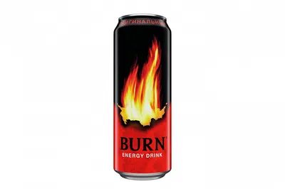 Энергетик \"Burn\" ориг. 0.449 л из кафе Накорми настроение – фото, объём,  цена