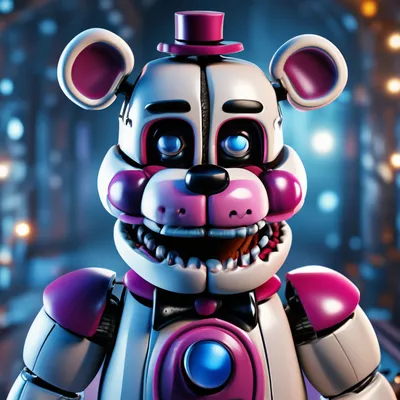 Funtime Freddy - FNaF fan art\" Art Print for Sale by Gaia Rydahl Due  Rosendahl | Redbubble