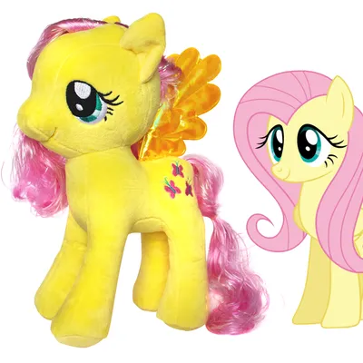 Игрушка My Little Pony коллекционная Fluttershy Флаттершай 30 см в  подарочной упаковке | AliExpress