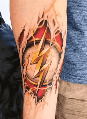 The Flash Tattoo Design Images (The Flash Ink Design Ideas) | Flash tattoo  designs, Flash tattoo, Lightning tattoo