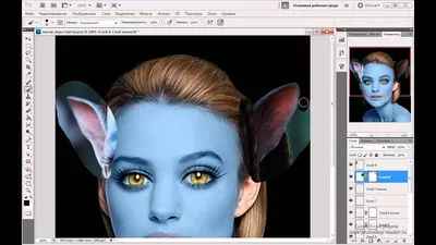 ПРОЦЕСС ФОТОШОПА I Аватария - YouTube