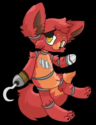 Fan art of foxy from five nights at freddy's on Craiyon