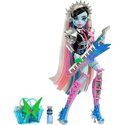 Кукла Монстер Хай Фрэнки Штейн Рок-звезда Monster High Frankie Stein Amped  Up Rockstar Mattel HNF84 по цене 1 490 грн в интернет-магазине MattelDolls