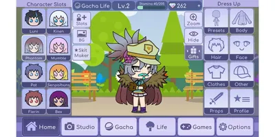 Gacha life characters on Craiyon