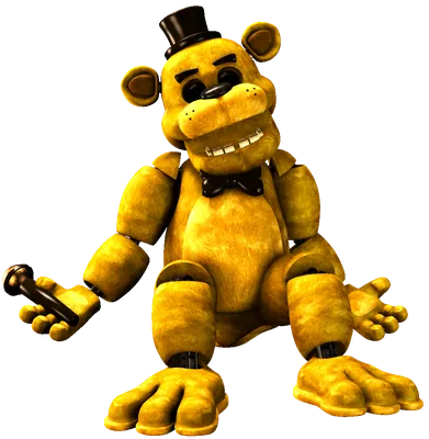 Голден Фредди подвижная фигурка ФНАФ (Golden Freddy FNAF) - купить с  доставкой по выгодным ценам в интернет-магазине OZON (1267263751)