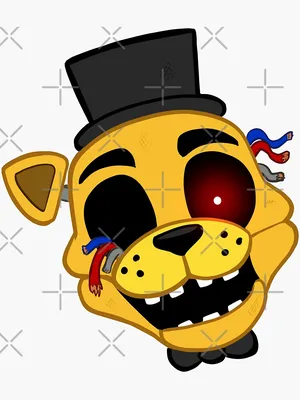 Five Nights at Freddy's - FNAF - Golden Freddy\" Sticker for Sale by  Kaiserin | Redbubble