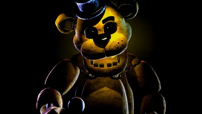 Hyper-detailed depiction of golden freddy on Craiyon