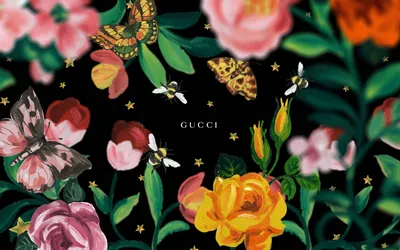 GUCCI Gold-tone crystal brooch | NET-A-PORTER