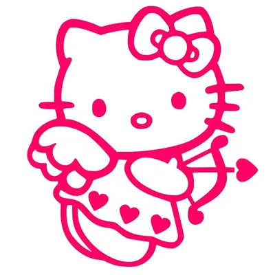 Hello Kitty Kawaii Chibi Graphic · Creative Fabrica