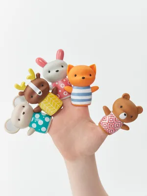 Набор игрушек на пальцы LITTLE FRIENDS Happy Baby купить по цене 870руб. в  Москве в официальном интернет-магазине