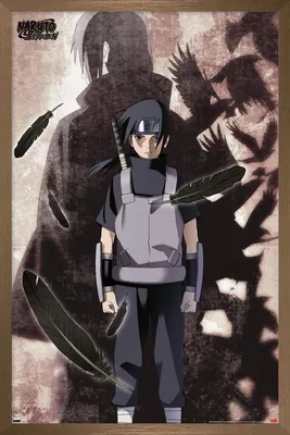 Naruto Shippuden - Itachi Uchiha Wall Poster, 22.375\" x 34\" Framed -  Walmart.com