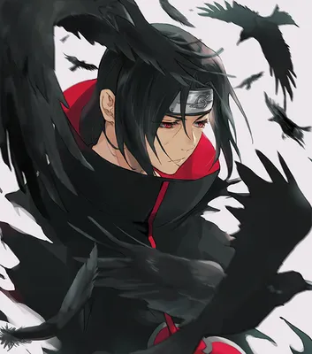 Masterful oil painting of a handsome, mysterious and captivating itachi  uchiha on Craiyon