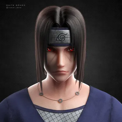 Itachi Moonlight LED Neon Poster 2FT (Naruto Shippuden)