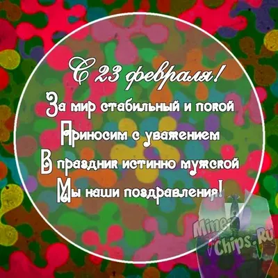 С 23 февраля!