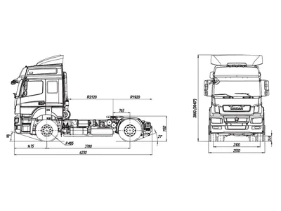 KAMAZ-5490-87 (S5) NEO (газодизельный) от официального дилера ПАО КАМАЗ г.  Тверь nta69.ru/ - ТКЦ