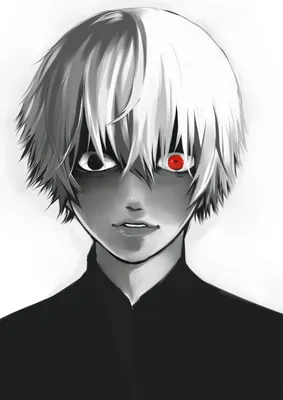 Обои на рабочий стол Канеки Кен / Kaneki Ken из аниме Tokyo Ghoul /  Токийский Гуль, обои для рабочего стола, скачать обои, обои бесплатно