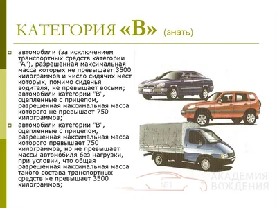 Категория В - Сдать на права категории Б в автошколе