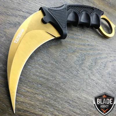 CSGO KARAMBIT HAWKBILL CLAW LIMITED EDITION GOLD - MEGAKNIFE