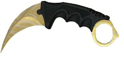 ZBROIA® | Нож CS GO Karambit Gold Stripe — ZBROIA