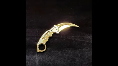 Standoff 2 Karambit GOLD (plywood)/Деревянный Золотой керамбит - YouTube