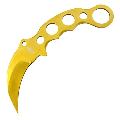 8\" Tac Force Karambit Gold Tactical Combat Pocket Knife TF-957GD