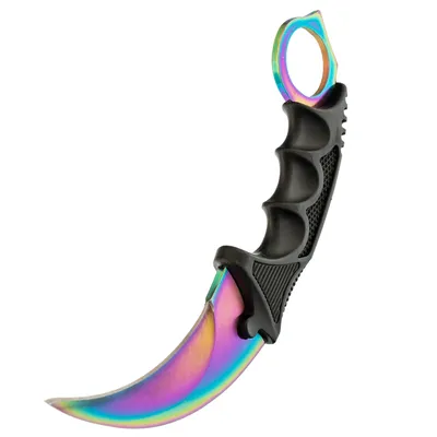 Нож Керамбит Karambit из CS GO Радужный градиент