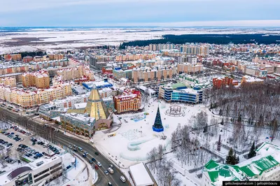 Ханты-Мансийск с высоты — город пирамид и мамонтов» в блоге «Города и сёла  России» - Сделано у нас