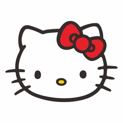 Hello Kitty Face | Şirin çizim, Hello kitty, Çıkartma