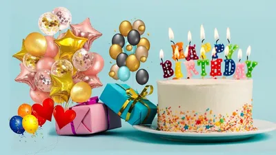 Гирлянда-растяжка \"Happy Birthday\" золото – купить в интернет-магазине,  цена, заказ online