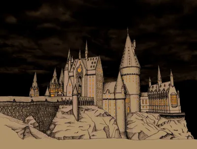 Happy Christmas Hogwarts | Harry potter background, Harry potter wallpaper,  Harry potter art