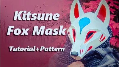 Kitsune Full Face Mask - The Demon Fox