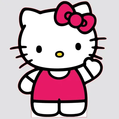 Ростовая фигура Хеллоу Китти (Hello Kitty) вид 1 (700х842 мм) - купить по  выгодной цене | Магазин шаблонов Принт100