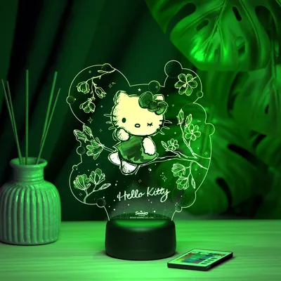 3д ночник - Китти на ветке - Hello Kitty - купить по выгодной цене |  Ночники Art-Lamps