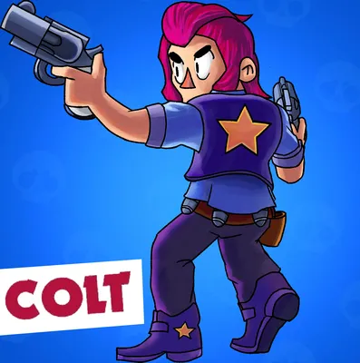 Brawl Stars Colt Cowboy with Pistols Tough Guy Brawler Action Figure P –  Archies Toys