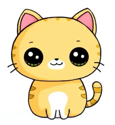 котик для срисовки | Kawaii cat drawing, Cute animal drawings kawaii,  Kawaii doodles