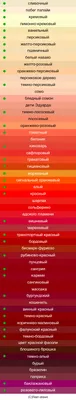 Примеры теплых и холодных оттенков красного цвета