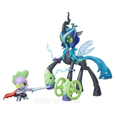 My Little Pony Queen Chrysalis Spike Dragon Королева Кризалис и дракон  Спайк (ID#705145739), цена: 3150 ₴, купить на Prom.ua