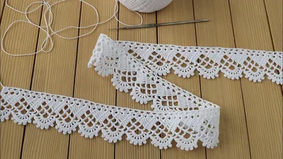 КРУЖЕВО простое вязание крючком МАСТЕР-КЛАСС для начинающих КАЙМА Easy to  Crochet Tape Lace pattern - YouTube