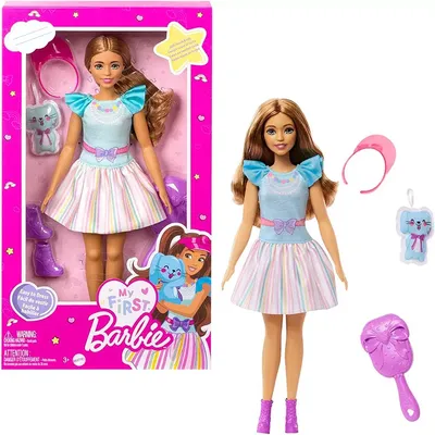 Кукла \"Barbie\" Mattel, 28 см, Русая кукла в желтом платье купить с выгодой  в Галамарт