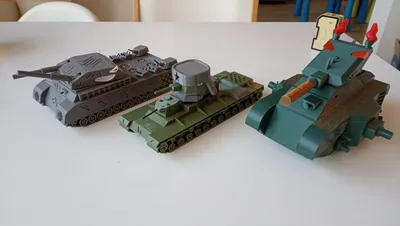 WW2 Behemoth KV-6 Soviet Tank — Brick Block Army