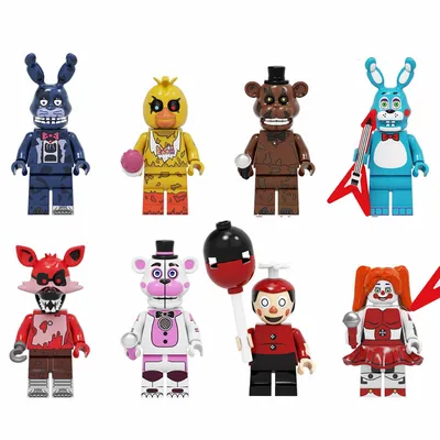 5 Nights at Freddy's Lego-Compatible Minifigures FNAF Block w/ Instruments  – BeyBurst