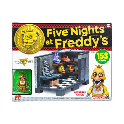 Five Nights at Freddy's EXCLUSIVE WEST HALL CONSTRUCTION SET FNAF LEGO  McFarlane | eBay